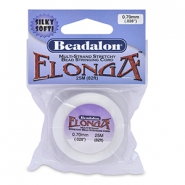 Beadalon Elonga fil &eacute;lastique 0.7mm Blanc