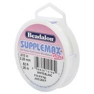 Beadalon Stringing Wire Supplemax Ultra 0.25mm 25 metre Blanc