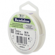 Beadalon stringing wire 7 strand 0.46mm Argent&eacute;