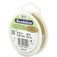 Beadalon stringing wire 7 strand 0.38mm Dor&eacute;
