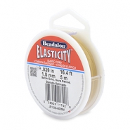 Beadalon Elastic Stringing Wire 1.0mm 5 metre Dor&eacute; satin&eacute;