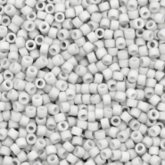 Perles Miyuki delicas 11/0 Opaque matte light smoke grey DB-1518