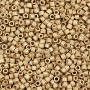 Perles Miyuki delicas 11/0 Duracoat galvanized matte champagne DB-1834f