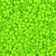 Perles Miyuki delicas 11/0 Duracoat opaque dyed kiwi green DB-2121