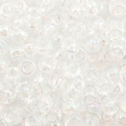 Perles de rocailles Miyuki 6/0 Transparent AB crystal 6-250