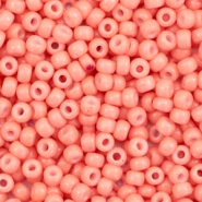 Perles de rocailles Miyuki 8/0 Duracoat opaque dark salmon pink 8-4462
