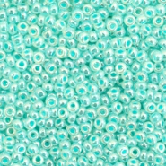 Perles de rocailles Miyuki 11/0 Ceylon aqua green 11-536