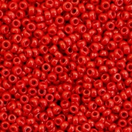 Perles de rocailles Miyuki 11/0 Opaque luster red 11-426