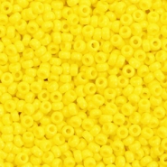 Perles de rocailles Miyuki 11/0 Opaque yellow 11-404