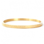 Bracelets en acier inox imprim&eacute; l&eacute;opard dor&eacute;