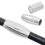 Apprêts en acier inox fermoir aimanté Ø3mm Argenté antique