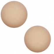 Cabochon classique 12mm Polaris Elements mat Taupe brown