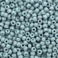 Perles de rocailles Miyuki 8/0 Duracoat opaque moody blue 8-4479