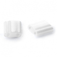 Perles Miyuki tila 5x5mm Ceylon pearl white TL-420