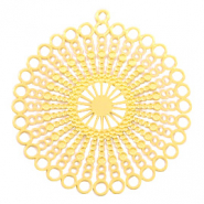 Pendentifs boh&egrave;mes rond Dor&eacute; (sans nickel)