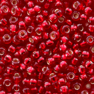 Perles de rocailles Miyuki 8/0 Silverlined ruby 8-11