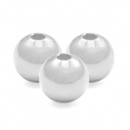 Argent 925 perles 3mm Argent