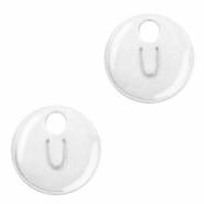 Breloques en m&eacute;tal Basic Quality lettre U Argent&eacute; antique (sans nickel)