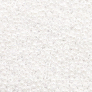 Perles de rocailles Miyuki 15/0 Ceylon white pearl 15-420