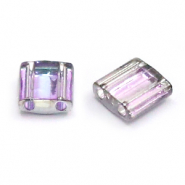 Perles Miyuki tila 5x5mm Vitrail light purple TL-4574