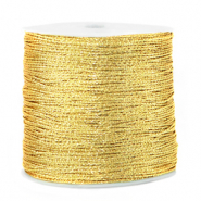 Fil macram&eacute; m&eacute;tallique 0.5mm Dor&eacute; soie de ma&iuml;s