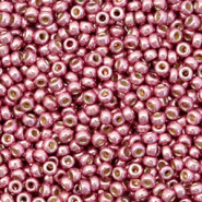 Perles de rocailles Miyuki 11/0 Duracoat galvanized dusty orchid purple 11-4218