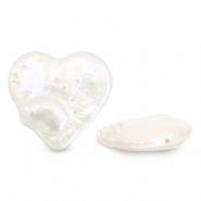 Perles d'eau douce Blanc nacr&eacute;