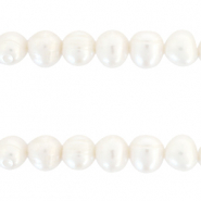 BQ Perles d'eau douce rond 9-10mm Blanc naturel