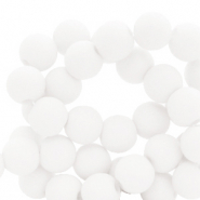 Perles acryliques 4 mm Blanc 