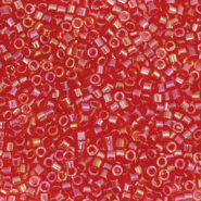 Perles Miyuki d&eacute;licas 11/0 Fancy lined scarlet rose DB-2374