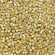 Perles Miyuki d&eacute;licas 11/0 Duracoat galvanized pale gold DB-2501