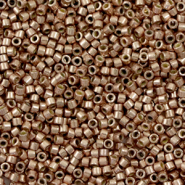 Perles Miyuki d&eacute;licas 11/0 Duracoat galvanized champagne DB-2504