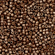 Perles Miyuki d&eacute;licas 11/0 Duracoat galvanized dark mauve brown DB-1843