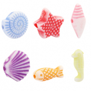 Perles acryliques &eacute;t&eacute; Multicolore