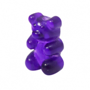 Pendentifs en r&eacute;sine gummi bear Violet