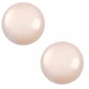 Cabochon classique 12mm Polaris Elements shiny P&ecirc;che cr&egrave;me claire