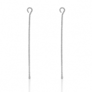 Appr&ecirc;ts en acier Inox clou &agrave; t&ecirc;te ronde 50mm Argent&eacute;