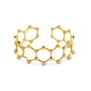 Bagues en acier Inox Dor&eacute;