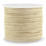 Fil macram&eacute; 0.8mm Beige dor&eacute;