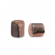 Pierres naturelles Marbre disc 2x2mm Rose-marron