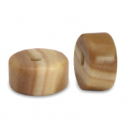 Pierres naturelle Calcite disc 4x2mm Marron