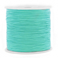 Fil macram&eacute; 0.8mm Bleu turquoise fonc&eacute;