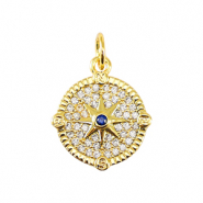 M&eacute;tal TQ laiton breloques &eacute;toile Dor&eacute;