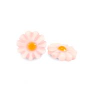 Perles coquillage fleur Rose clair-orange