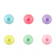 Perles aspect acrylique Multicolore pastel