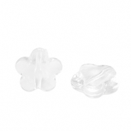 Perles acryliques fleur Transparent