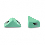 Perles tile triangle turquoise