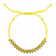 Bracelets tendance perles en acier inoxydable Jaune-doré