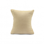 Pr&eacute;sentoir bijoux coussin velours doux Beige