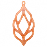 Pendentifs en r&eacute;sine Rouge corail